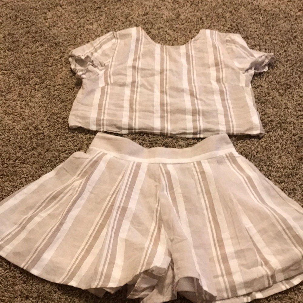 Two piece set romper set
